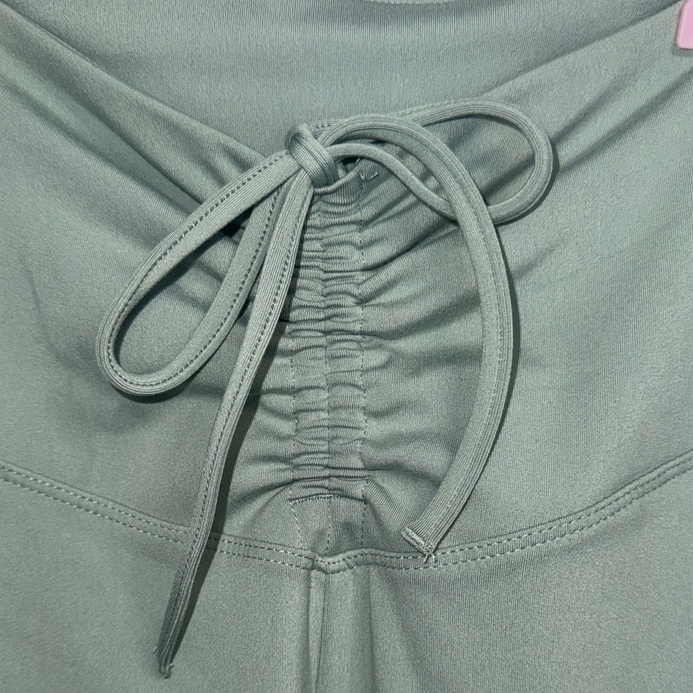 PINK Victoria's Secret Sage Lace-Up Leggings - Picture 2 of 8